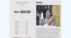 Desktop Screenshot of ninaburleigh.com